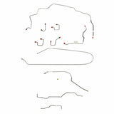 Complete Brake Line Kit for 1997-1998 Jeep Grand Cherokee ABS disc brakes stainless steel