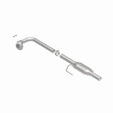 MagnaFlow direct-fit catalytic converter for 1997-1999 Jeep Wrangler stainless steel CARB compliant