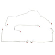 t 1997-2000 Chevrolet Malibu Front Brake Line Kit with ABS Stainless - CKT9701SS Fine Lines