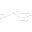 Complete Brake Line Kit for 1997-2000 Chevy Malibu With , Rear Drums AWABS ABS drum brakes stainless steel
