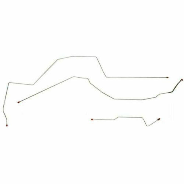 Complete Brake Line Kit for 1997-2000 Chevy Malibu With , Rear Drums AWABS ABS drum brakes stainless steel