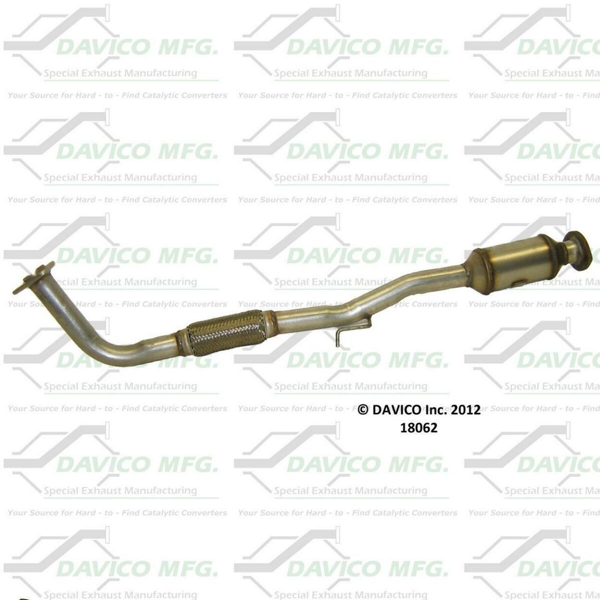 t 1997-2001 Toyota Camry Catalytic Converter 18062 Davico Mfg