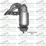 t 1997-2001 Toyota Camry Catalytic Converter 18121 Davico Mfg