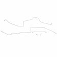 Brake Line for 1997-2002 Cadillac Eldorado Intermediate stainless steel