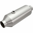 MagnaFlow universal catalytic converter 2.5 inch inlet/outlet stainless steel CARB compliant OBDII 4451356