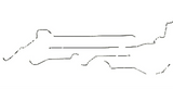 Brake Line Kit for 1997-2003 Pontiac Grand Prix ABS steel