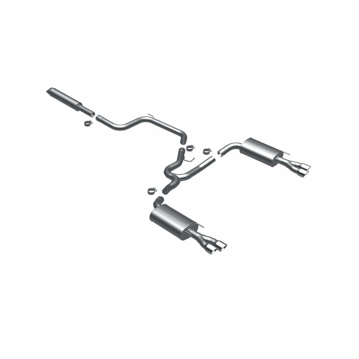 t 1997-2003 Pontiac Grand Prix System Street Cat-Back 16731 Magnaflow MagnaFlow Exhaust Products