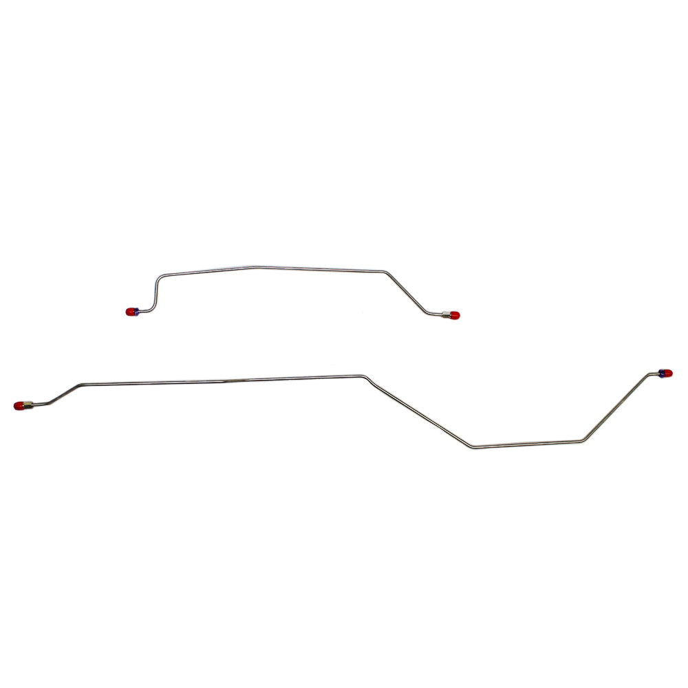 t 1997-2006 Jeep Wrangler TJ Rear Axle Brake Lines Dana 35 Rear Drums Stainless Fine Lines