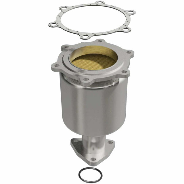 MagnaFlow direct-fit catalytic converter fits 1996-1997 Nissan Pathfinder and 1997 INFINITI QX4, this and 1997 Infiniti QX4 3.3L stainless steel CARB compliant 4451498