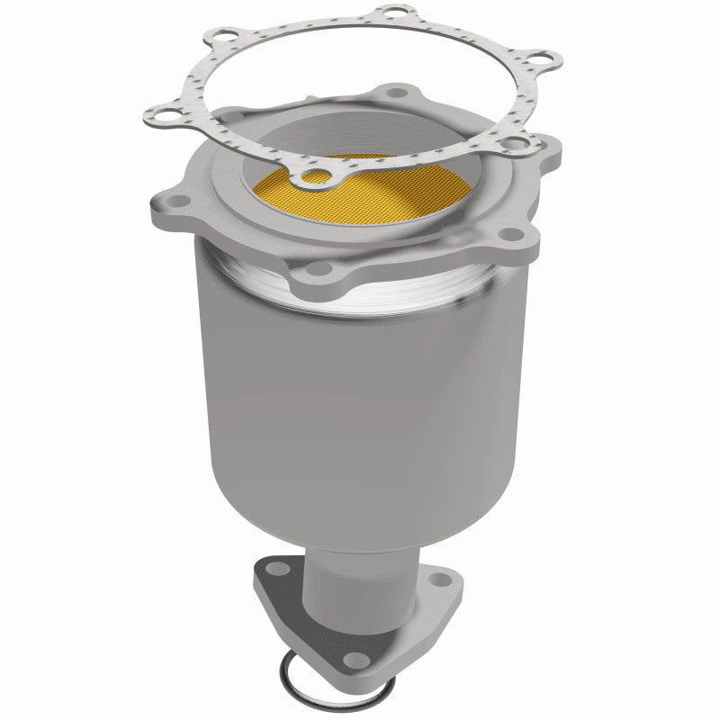 MagnaFlow direct-fit catalytic converter fits 1996-1997 Nissan Pathfinder and 1997 INFINITI QX4, this and 1997 Infiniti QX4 3.3L stainless steel CARB compliant 4451498