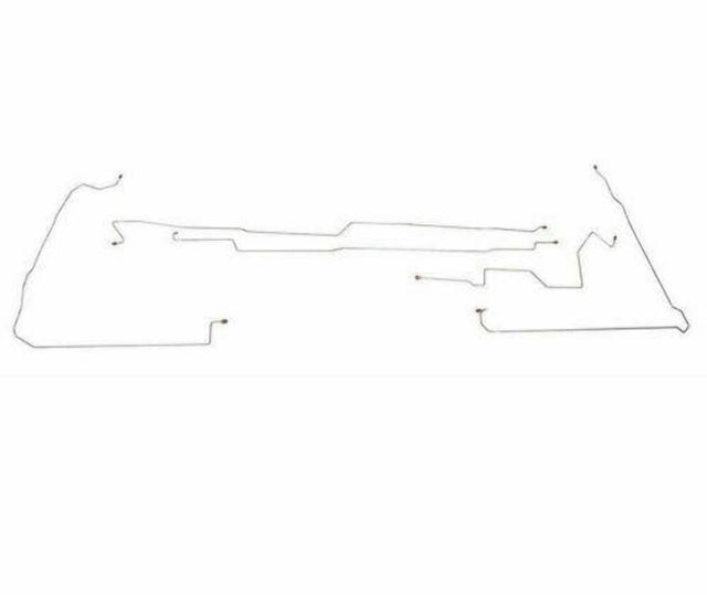t 1997 Oldsmobile Aurora Intermediate Brake Line w/ Traction Control - AIN9709SS Fine Lines