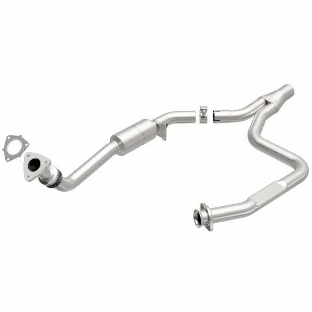 MagnaFlow direct-fit catalytic converter for 1998-1999 Chevy Camaro passenger side stainless steel CARB compliant 23476