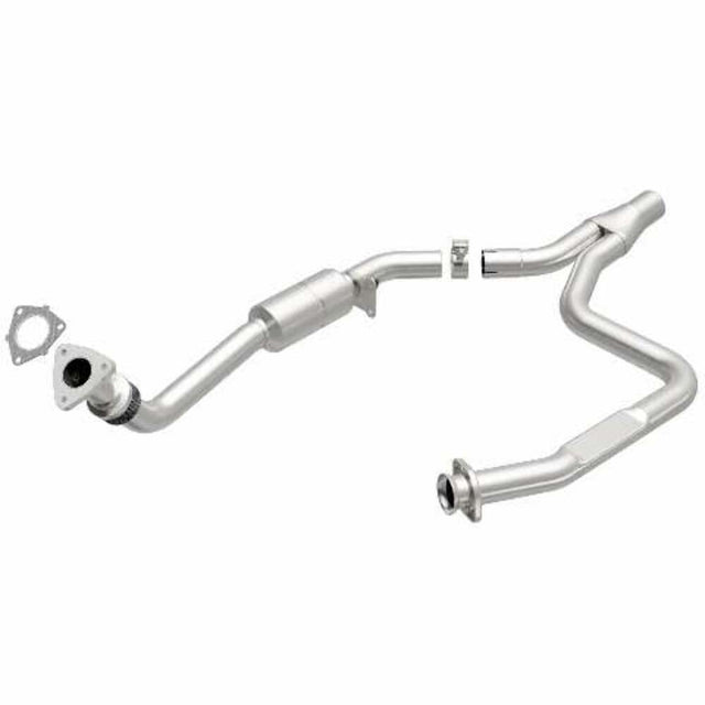 MagnaFlow direct-fit catalytic converter for 1998-1999 Chevy Camaro passenger side stainless steel CARB compliant 23476