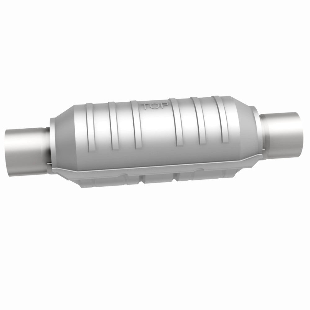 MagnaFlow universal catalytic converter 2.25 inch inlet/outlet stainless steel CARB compliant 418005