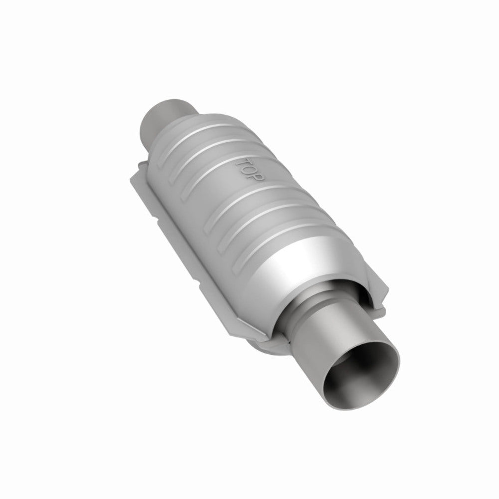 MagnaFlow universal catalytic converter 2.25 inch inlet/outlet stainless steel CARB compliant 418005