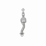 MagnaFlow direct-fit catalytic converter for 1998-2000 Ford 2.5 inch inlet/outlet stainless steel CARB compliant 441117