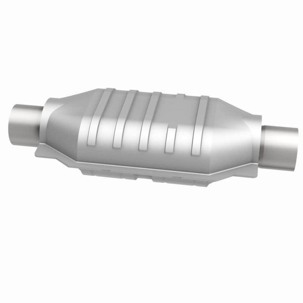 MagnaFlow universal catalytic converter 2.5 inch inlet/outlet stainless steel Federal EPA compliant OBDII 51556