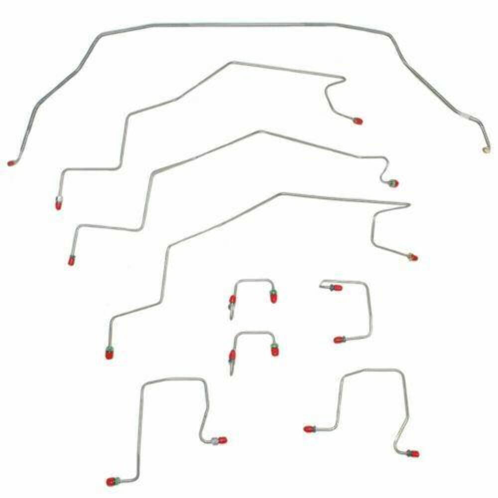 Complete Brake Line Kit for 1998-2001 Dodge Ram 2500 ABS 2WD long bed stainless steel