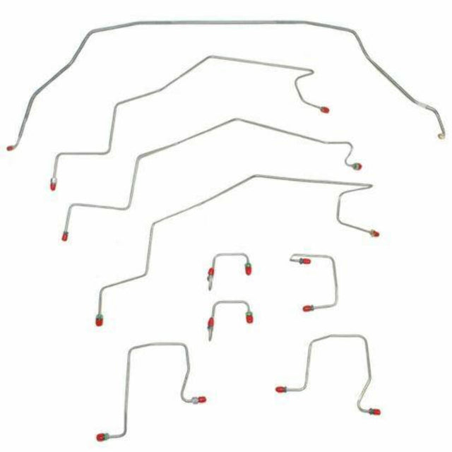 Complete Brake Line Kit for 1998-2001 Dodge Ram 2500 ABS 2WD long bed stainless steel