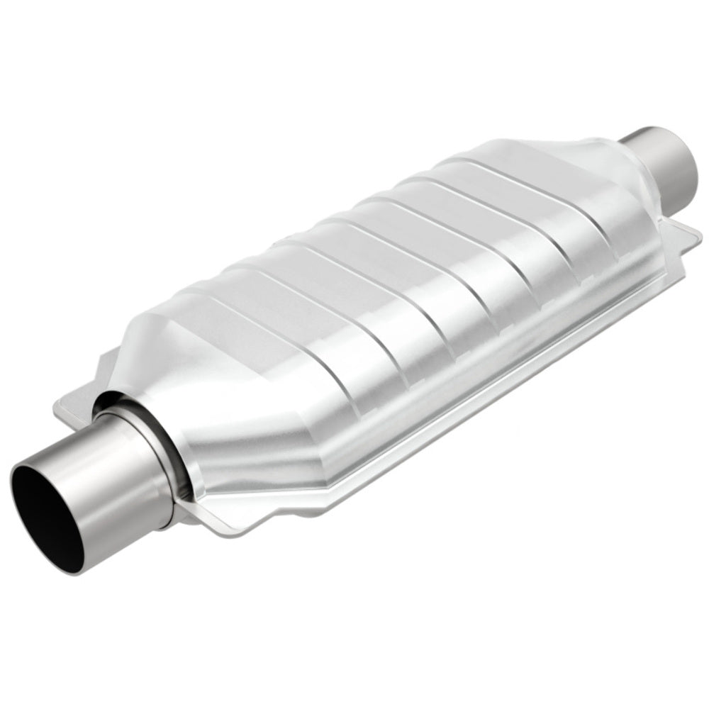MagnaFlow universal catalytic converter 2.5 inch inlet/outlet stainless steel Federal EPA compliant OBDII 51506