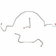 t 1998-2001 Ford Ranger 2WD RWABS Front Disc/Rear Drum Front Brake Line TKT9841SS Fine Lines