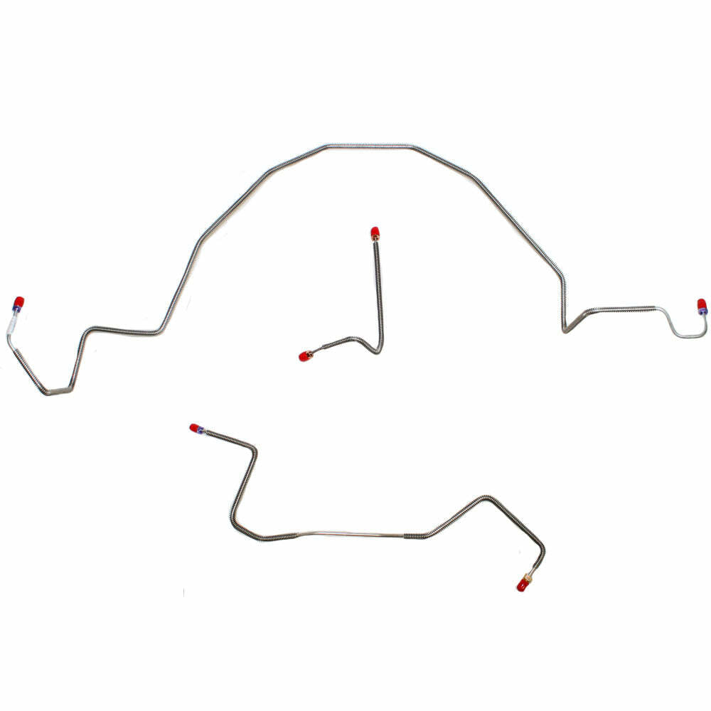 t 1998-2001 Ford Ranger 2WD RWABS Front Disc/Rear Drum Front Brake Line TKT9841SS Fine Lines