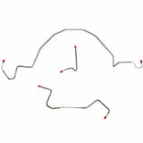 t 1998-2001 Ford Ranger 2WD RWABS Front Disc/Rear Drum Front Brake Line TKT9841SS Fine Lines