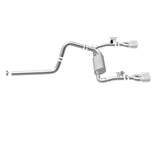 MagnaFlow cat-back exhaust system for 1998-2002 Chevy Camaro polished 16723