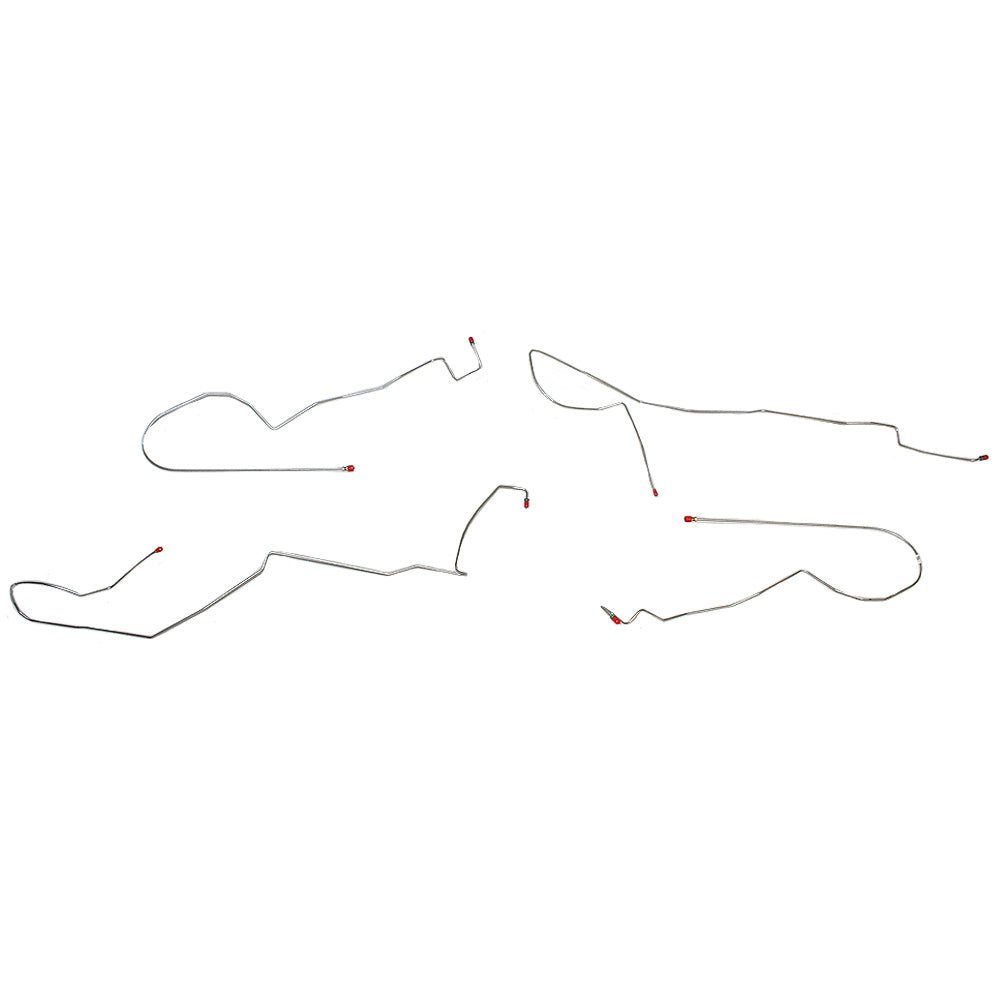 t 1998-2002 Chevrolet Camaro/Trans Am Complete Brake Line Kit w/ Traction Control - CBK0189SS Fine Lines