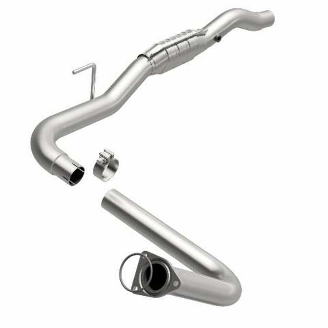 MagnaFlow direct-fit catalytic converter for 1999-2000 Chevy Silverado 2500 driver side stainless steel Federal EPA compliant OBDII 24147