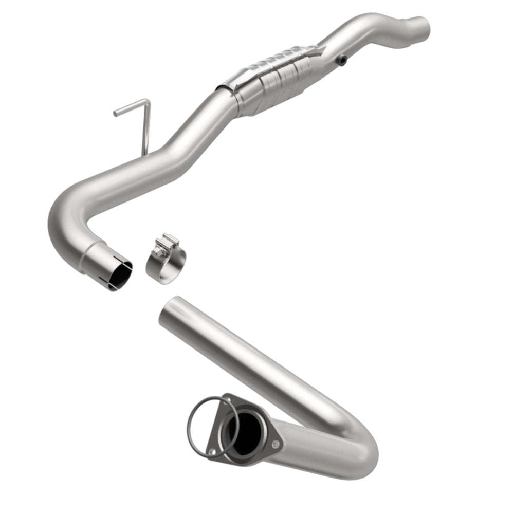 MagnaFlow direct-fit catalytic converter for 1999-2000 Chevy Silverado 2500 driver side stainless steel Federal EPA compliant OBDII 24147
