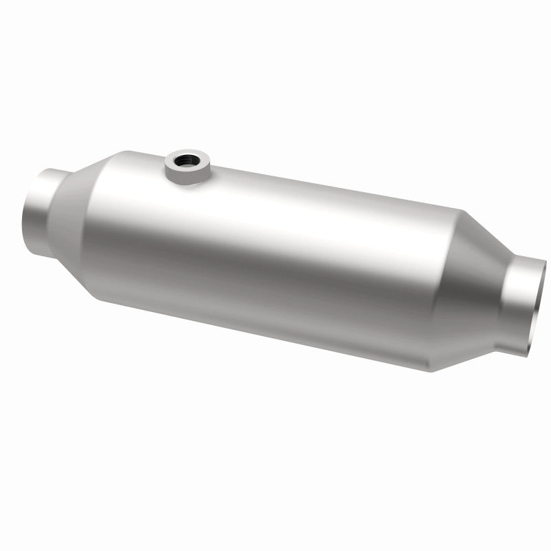 MagnaFlow universal catalytic converter 2.25 inch inlet/outlet stainless steel CARB compliant OBDII 4451355