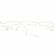 Complete Brake Line Kit for 1999-1903 Ford Windstar drum brakes steel