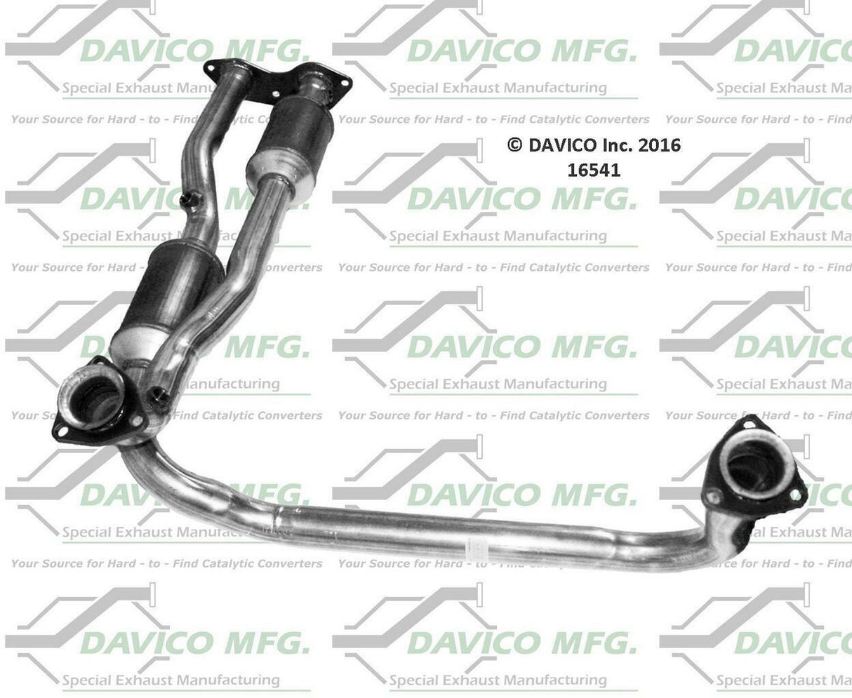 t 1999-2000 Cadillac Escalade Catalytic Converter 16541 Davico Mfg