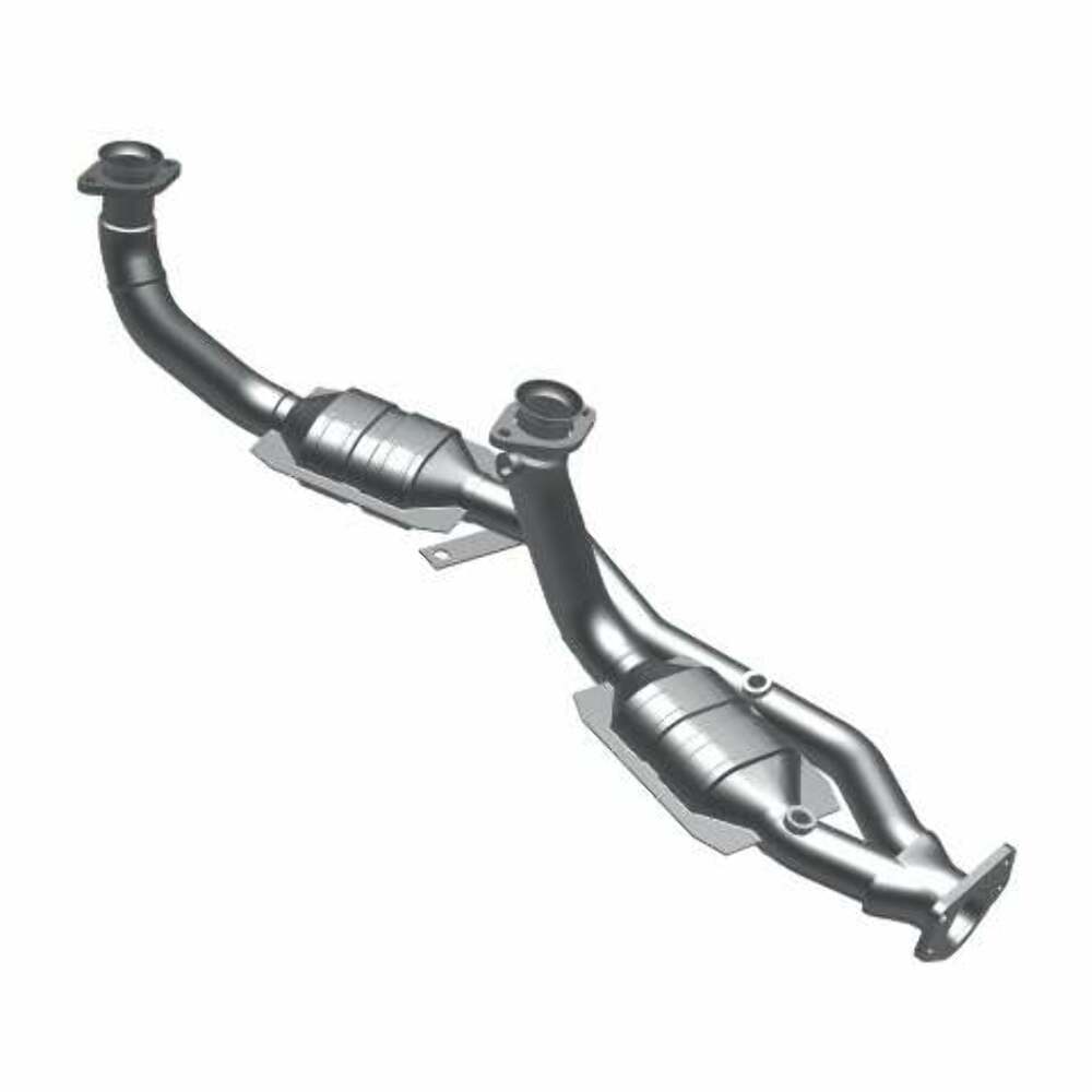MagnaFlow direct-fit catalytic converter for 1999-2000 Ford stainless steel Federal EPA compliant OBDII 23542