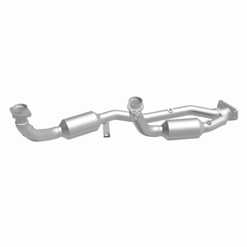 MagnaFlow direct-fit catalytic converter for 1999-2000 Ford stainless steel Federal EPA compliant OBDII 23542