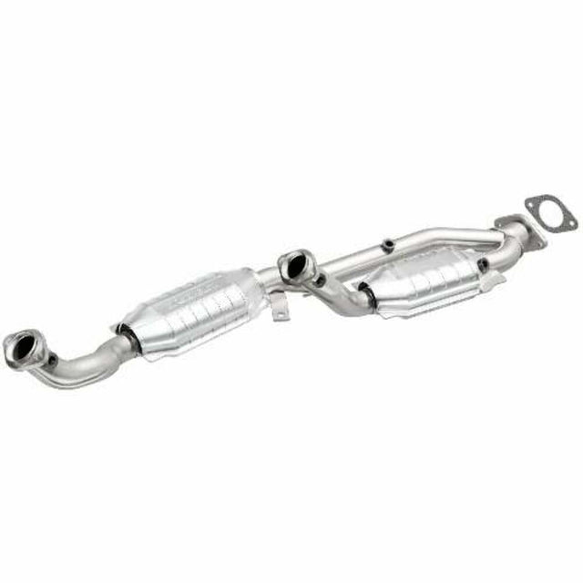 MagnaFlow direct-fit catalytic converter for 1999-2000 Ford stainless steel Federal EPA compliant OBDII 23543
