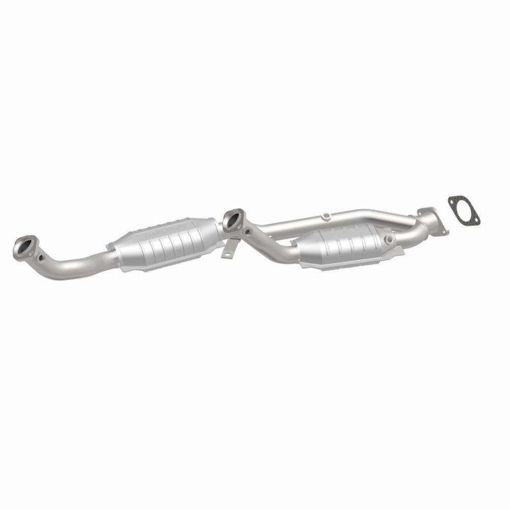 MagnaFlow direct-fit catalytic converter for 1999-2000 Ford stainless steel Federal EPA compliant OBDII 23543