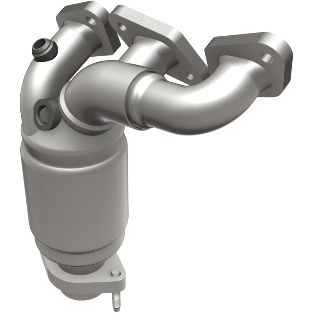 MagnaFlow direct-fit catalytic converter fits 1995-2000 Ford Contour, 1999-2000 Mercury Cougar, and more, this and 1999-2000 Mercury Cougar stainless steel Federal EPA compliant OB