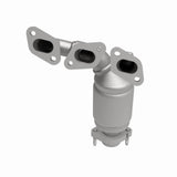 MagnaFlow direct-fit catalytic converter fits 1995-2000 Ford Contour, 1999-2000 Mercury Cougar, and more, this and 1999-2000 Mercury Cougar stainless steel Federal EPA compliant OB