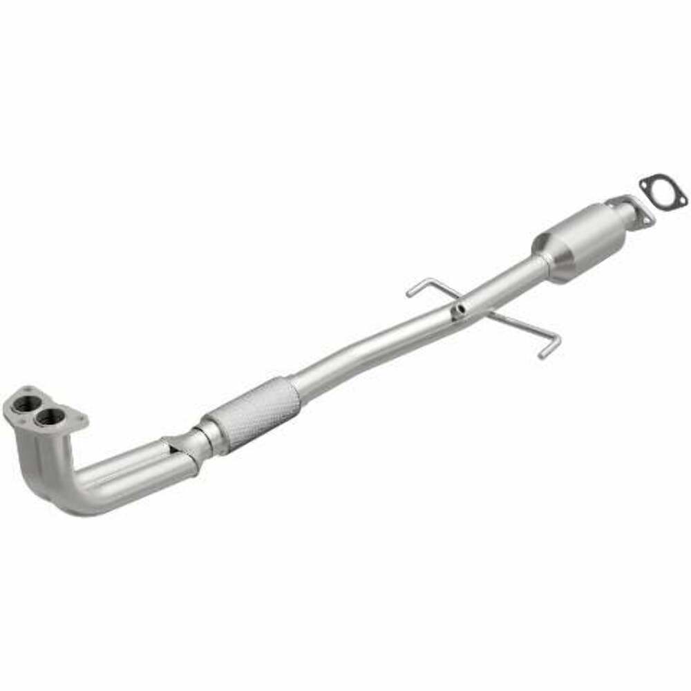 MagnaFlow direct-fit catalytic converter fits 1999-2000 Mitsubishi Galant and 2000 Mitsubishi Eclipse, this and 1999-2000 Mitsubishi Galant stainless steel CARB compliant