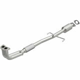 MagnaFlow direct-fit catalytic converter fits 1999-2000 Mitsubishi Galant and 2000 Mitsubishi Eclipse, this and 1999-2000 Mitsubishi Galant stainless steel CARB compliant