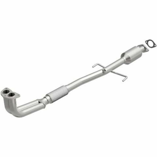 MagnaFlow direct-fit catalytic converter fits 1999-2000 Mitsubishi Galant and 2000 Mitsubishi Eclipse, this and 1999-2000 Mitsubishi Galant stainless steel CARB compliant