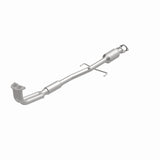 MagnaFlow direct-fit catalytic converter fits 1999-2000 Mitsubishi Galant and 2000 Mitsubishi Eclipse, this and 1999-2000 Mitsubishi Galant stainless steel CARB compliant