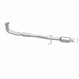 MagnaFlow direct-fit catalytic converter fits 1999-2000 Mitsubishi Galant and 2000 Mitsubishi Eclipse, this and 1999-2000 Mitsubishi Galant stainless steel CARB compliant