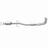 MagnaFlow direct-fit catalytic converter fits 1999-2000 Mitsubishi Galant and 2000 Mitsubishi Eclipse, this and 1999-2000 Mitsubishi Galant stainless steel CARB compliant