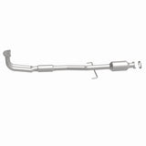 MagnaFlow direct-fit catalytic converter fits 1999-2000 Mitsubishi Galant and 2000 Mitsubishi Eclipse, this and 1999-2000 Mitsubishi Galant stainless steel CARB compliant