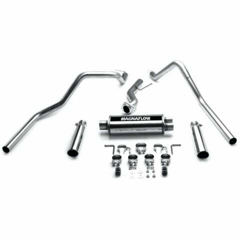 MagnaFlow cat-back exhaust system for 1999-2002 Chevy Silverado 1500 polished 15753