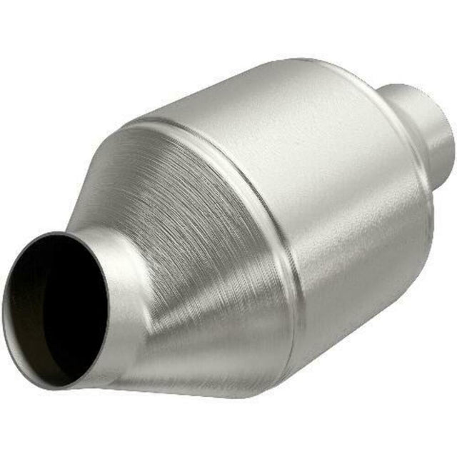 MagnaFlow universal catalytic converter 2.25 inch inlet/outlet stainless steel Federal EPA compliant OBDII 99775h