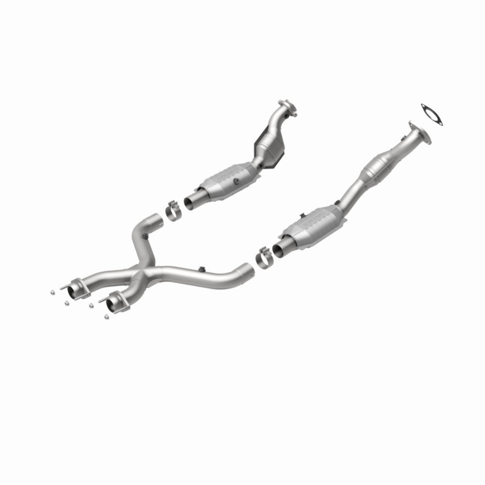 MagnaFlow direct-fit catalytic converter for 1999-2003 Ford Mustang stainless steel CARB compliant 441114